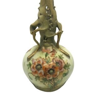 Amphora Art Nouveau Turn Teplitz Austria stamped signed F.R W Monsters & Maidens